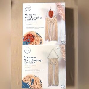 New in Box: Set Of 2 Freeform Craft Macrame Wall Hanging Craft Kits